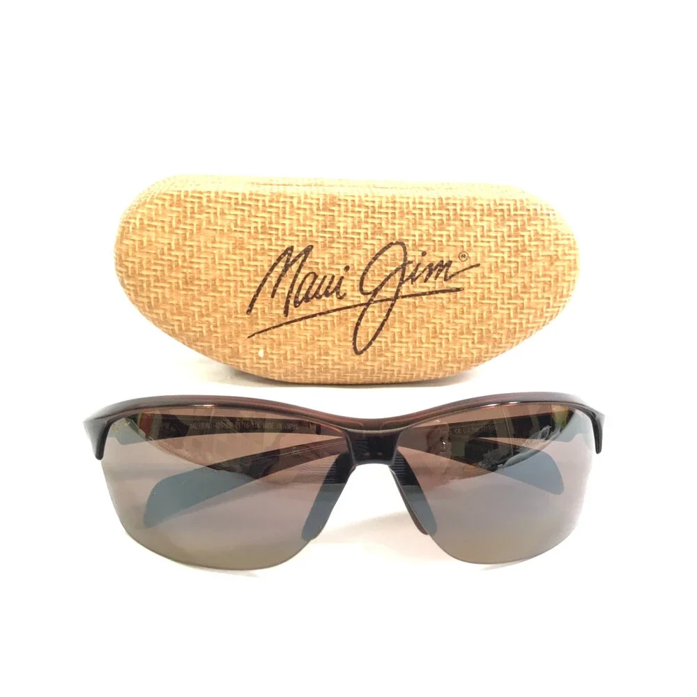 Maui Jim Sunglasses Hot Sands MJ-426-26 Rootbeer Frames with HCL Bronze Lenses